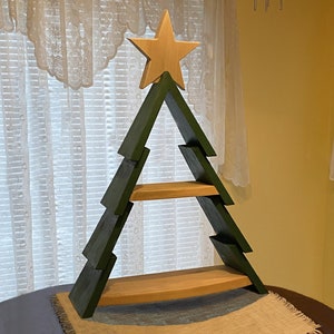 Christmas Tree Shelf - Free Standing - Double Shelf