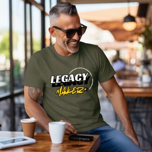 Legacy-Maker Father Shirt, Christian Dad Shirt, Father's Day Shirt, Gift for Dad, Men's Christian Gift, Father's Day Gift, Bible Shirt