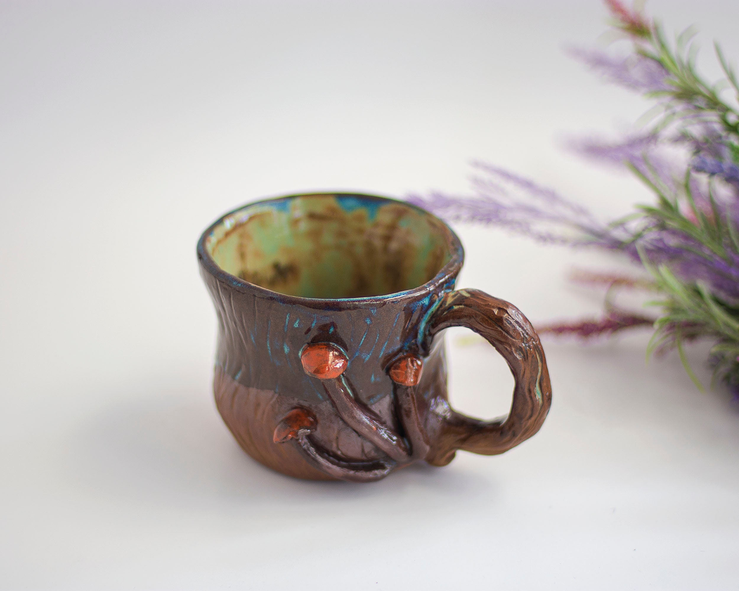 Handmade Natural Spruce Wooden Mugs – The Curiosity Cafe