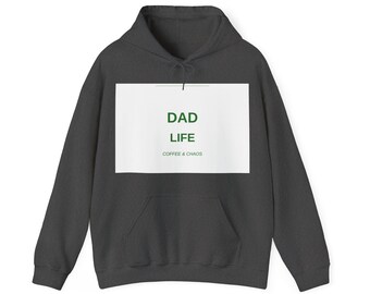 Sudadera con capucha "Vida de papá" - Regalo divertido para el Día del Padre