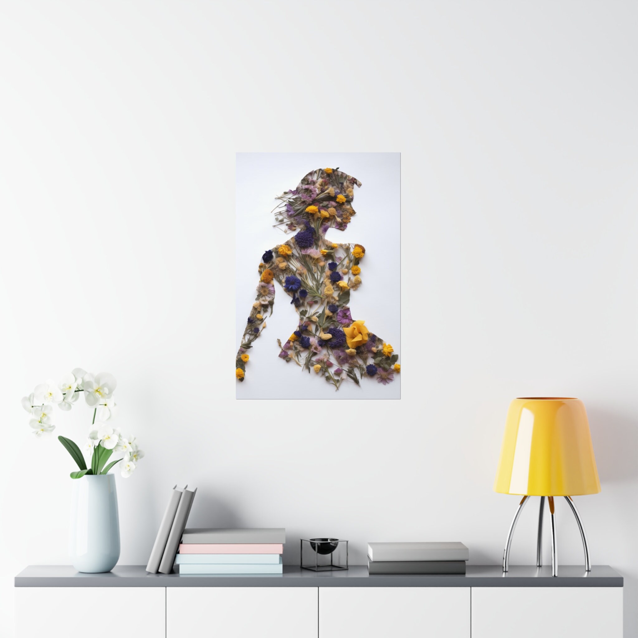 Dried Flower Wall Art AI Generated Art Botanical Print Etsy Canada
