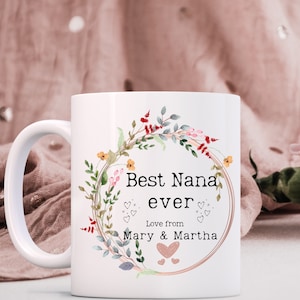 Custom Nana mug, nana cup dishwasher safe, grandma gifts ideas/ UK  - Free Shipping