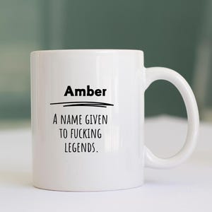 Custom name  rude funny personalised name gift, rude gifts for friends, colleague, birthday funny Rude Mug. Profanity Gift. Free Shipping