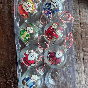 Hand Painted A Year Without A Santa Claus Christmas Ornaments