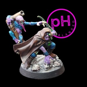 Genestealer Cults Sanctus Assassin - Painted with Magnetized Weapons for WH40K