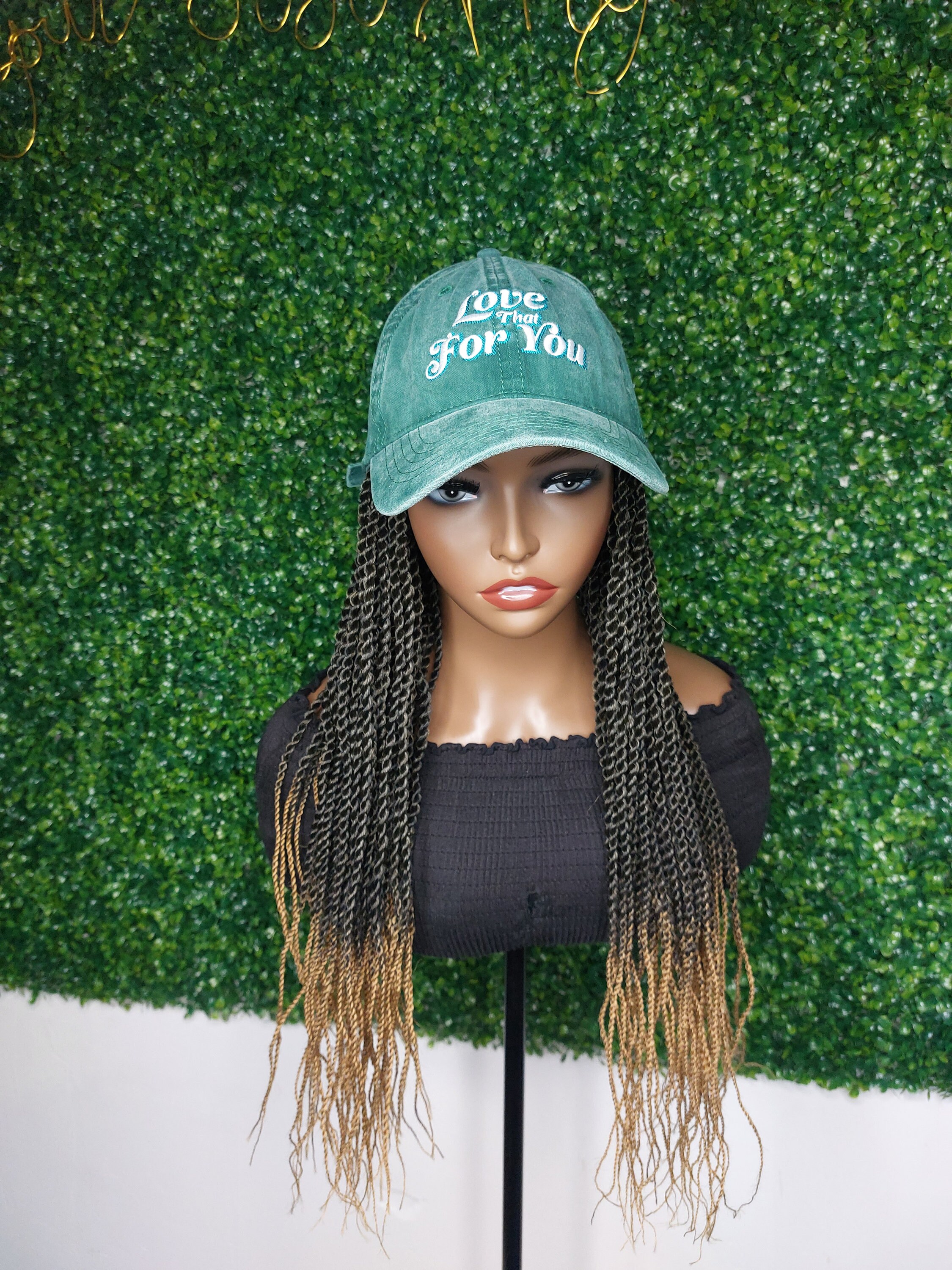 Green wig hat discount