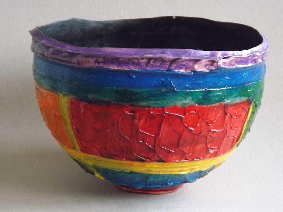 Decorative Bowl (memories of Rothko) - Etsy