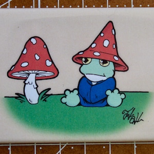 Frog Wizard - 2” x 3” Fridge Magnet