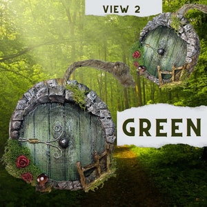 Hobbit/Fairy Door Wooden Ornament