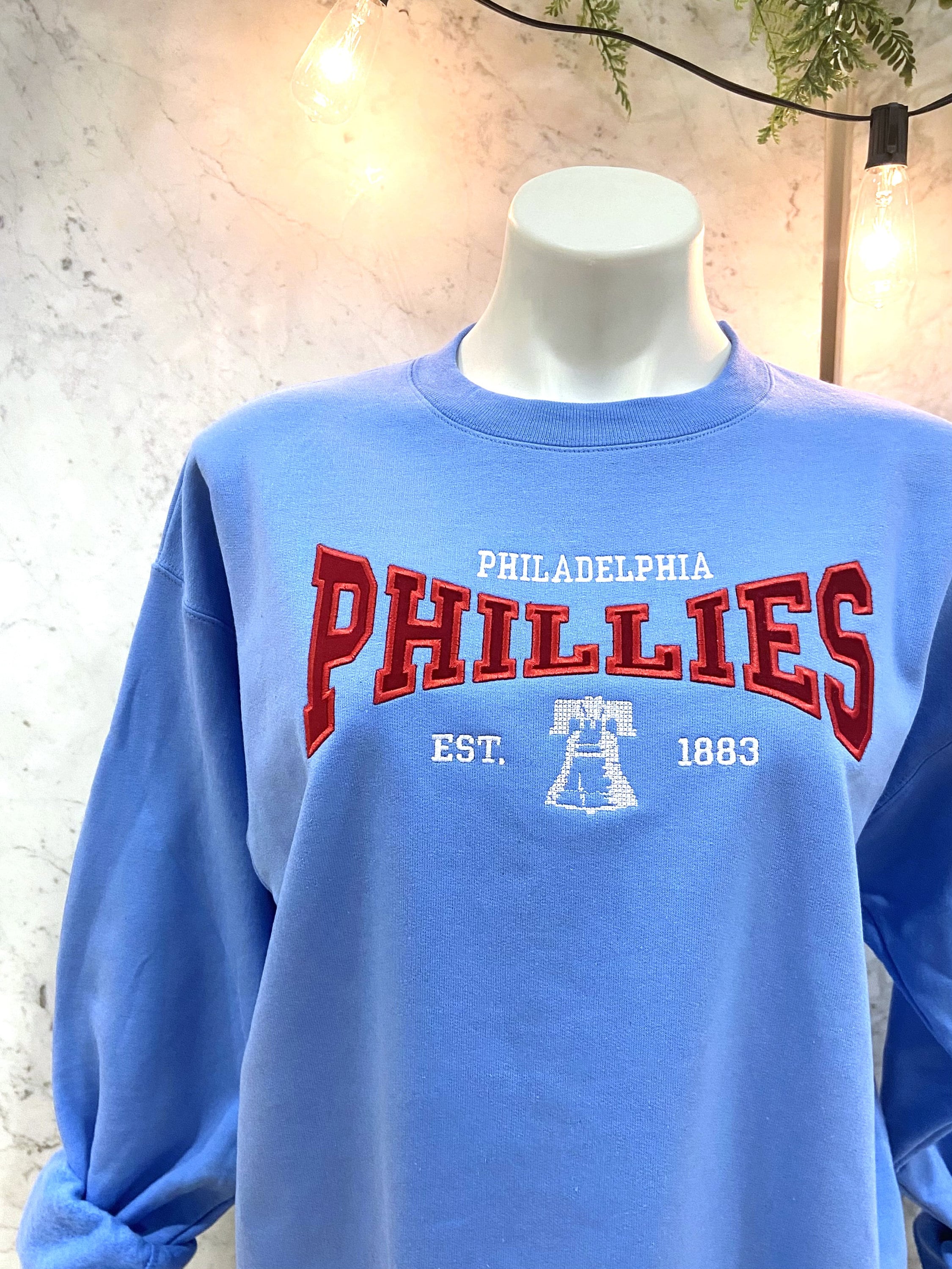 Phillies Vintage Baseball Sweatshirt, Philadelphia MLB Hoodie - Bring Your  Ideas, Thoughts And Imaginations Into Reality Today