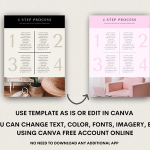 Client Welcome Packet Template, Virtual Assistant Welcome Pack, New Client Service Guide, Coaching Onboarding Canva Template, Commercial Use image 7
