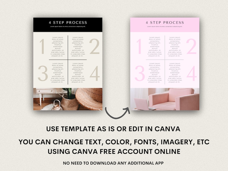 Client Welcome Packet Template, Virtual Assistant Welcome Pack, New Client Service Guide, Coaching Onboarding Canva Template, Commercial Use image 7