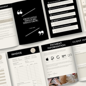 Client Welcome Packet Template, Virtual Assistant Welcome Pack, New Client Service Guide, Coaching Onboarding Canva Template, Commercial Use image 6