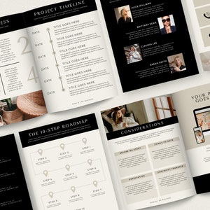 Client Welcome Packet Template, Virtual Assistant Welcome Pack, New Client Service Guide, Coaching Onboarding Canva Template, Commercial Use image 2