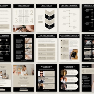 Client Welcome Packet Template, Virtual Assistant Welcome Pack, New Client Service Guide, Coaching Onboarding Canva Template, Commercial Use image 4
