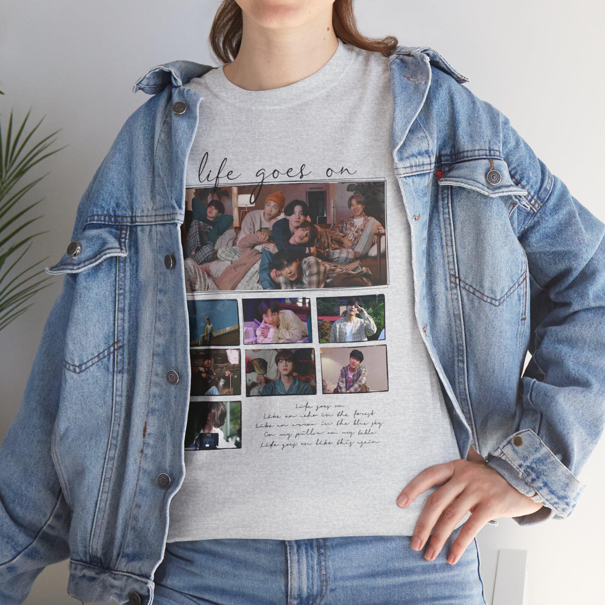 BTS Life goes on T-SHIRT (長袖) Lサイズ Bts Life Goes On T-Shirts for Sale | Redbubble
