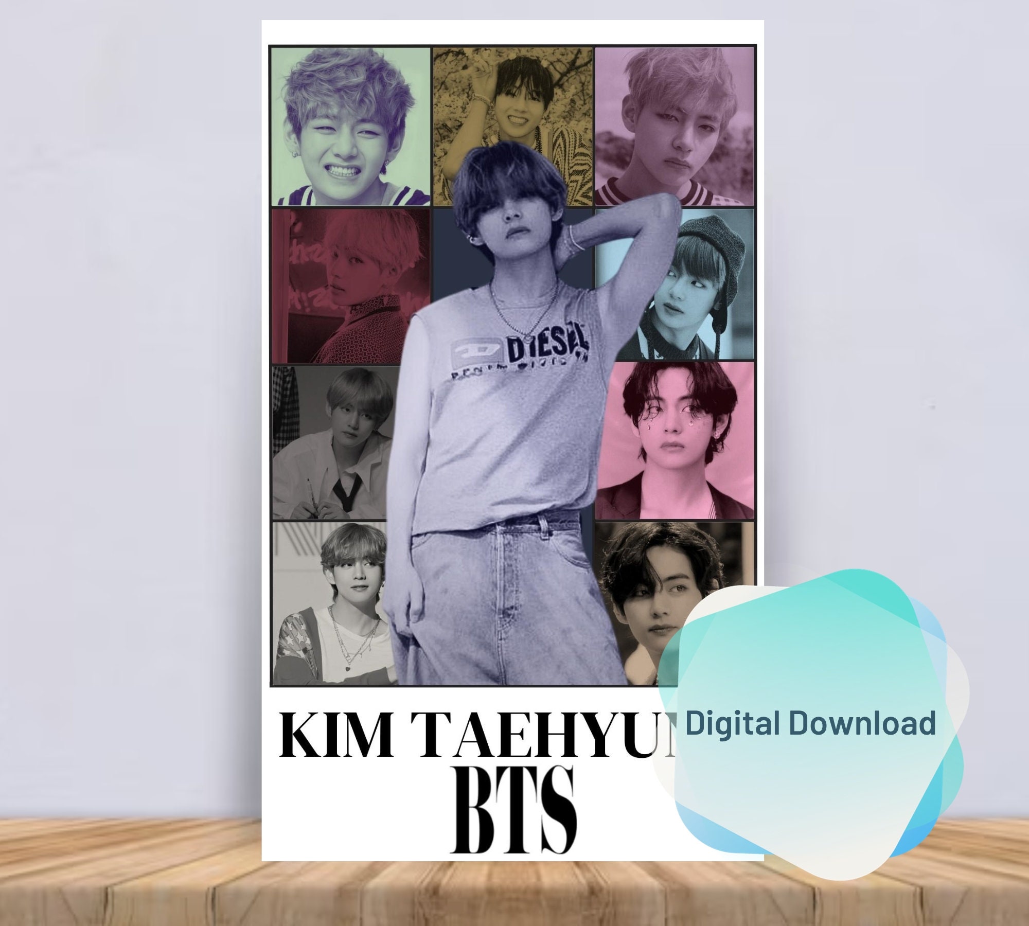 BTS the Eras Tour Inspired Poster, BTS Poster, BTS Wall Art, Bts ...