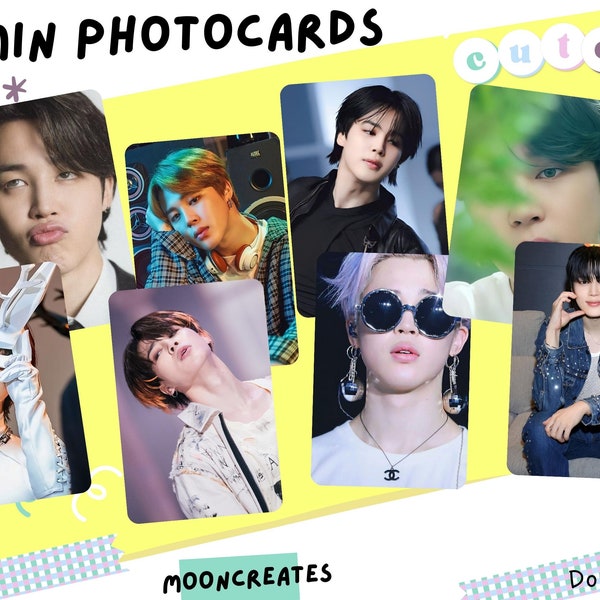 Jimin BTS Photocards | Bangtan Boys | Kpop Photocards | BTS Photocards| Digital Download