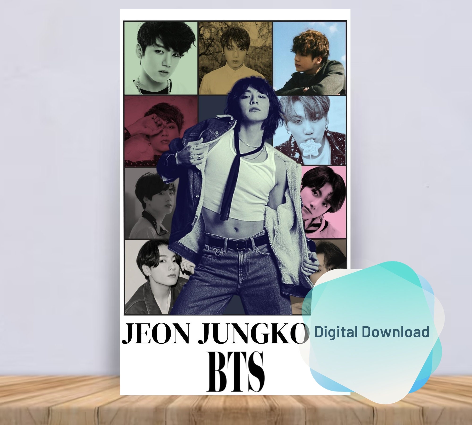 BTS the Eras Tour Inspired Poster, BTS Poster, BTS Wall Art, Bts ...