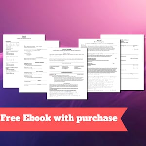 CV-sjabloonbundel voor tech-, IT- en zakelijke professionals