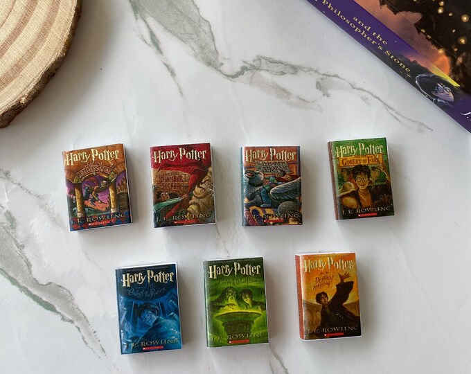 Harry Potter Mini Book Set - Etsy