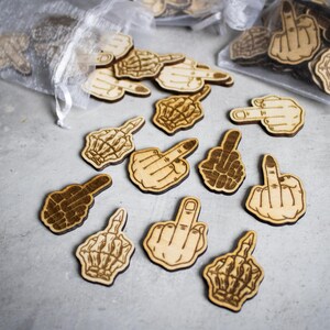 Funny Bag of F*cks To Give Middle Finger Gag Gift for Coworker Office Humor Adult Prank Tokens Gen Z Millennial Humor Novelty Desk Ornament