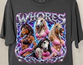 Horse Funny Bootleg Cursed Silly T-Shirt