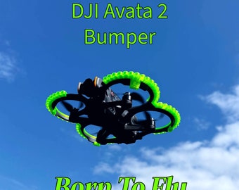 DJI Avata 2 Bumper: Two-piece set made of elastic TPU for optimal collision protection