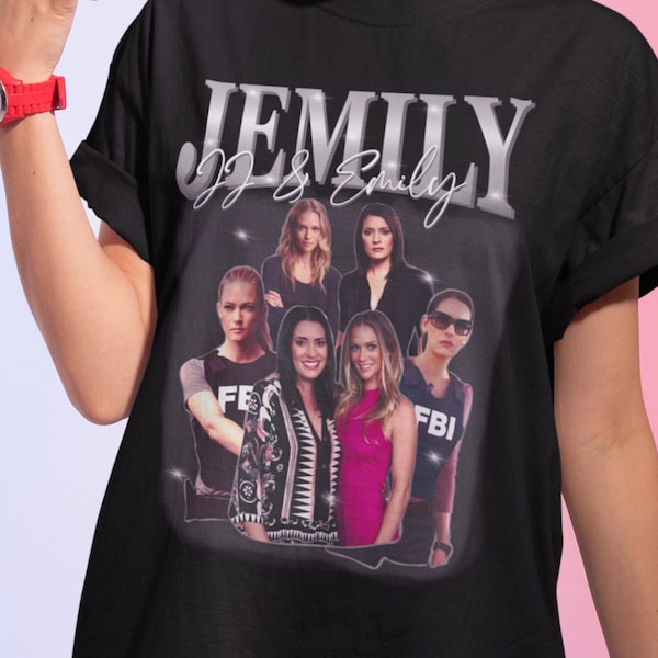 Jemily Shirt, JJ and Email Shirt, Criminal Minds Shirt, JJ and Prentiss Shirt, Vintage Shirt, Criminal Minds Gift