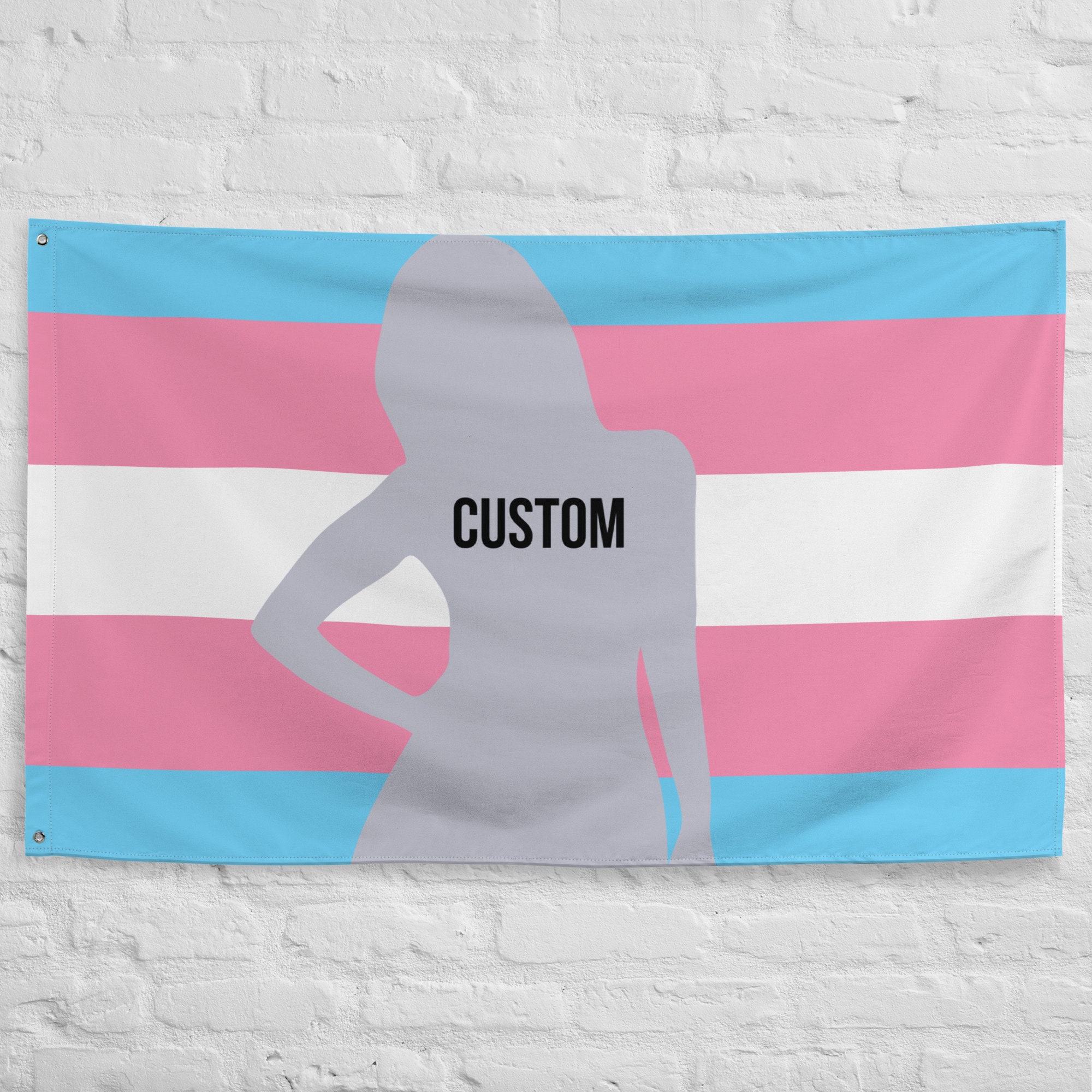 Custom Trans Flag, Trans Flag, Pride Flag - Etsy