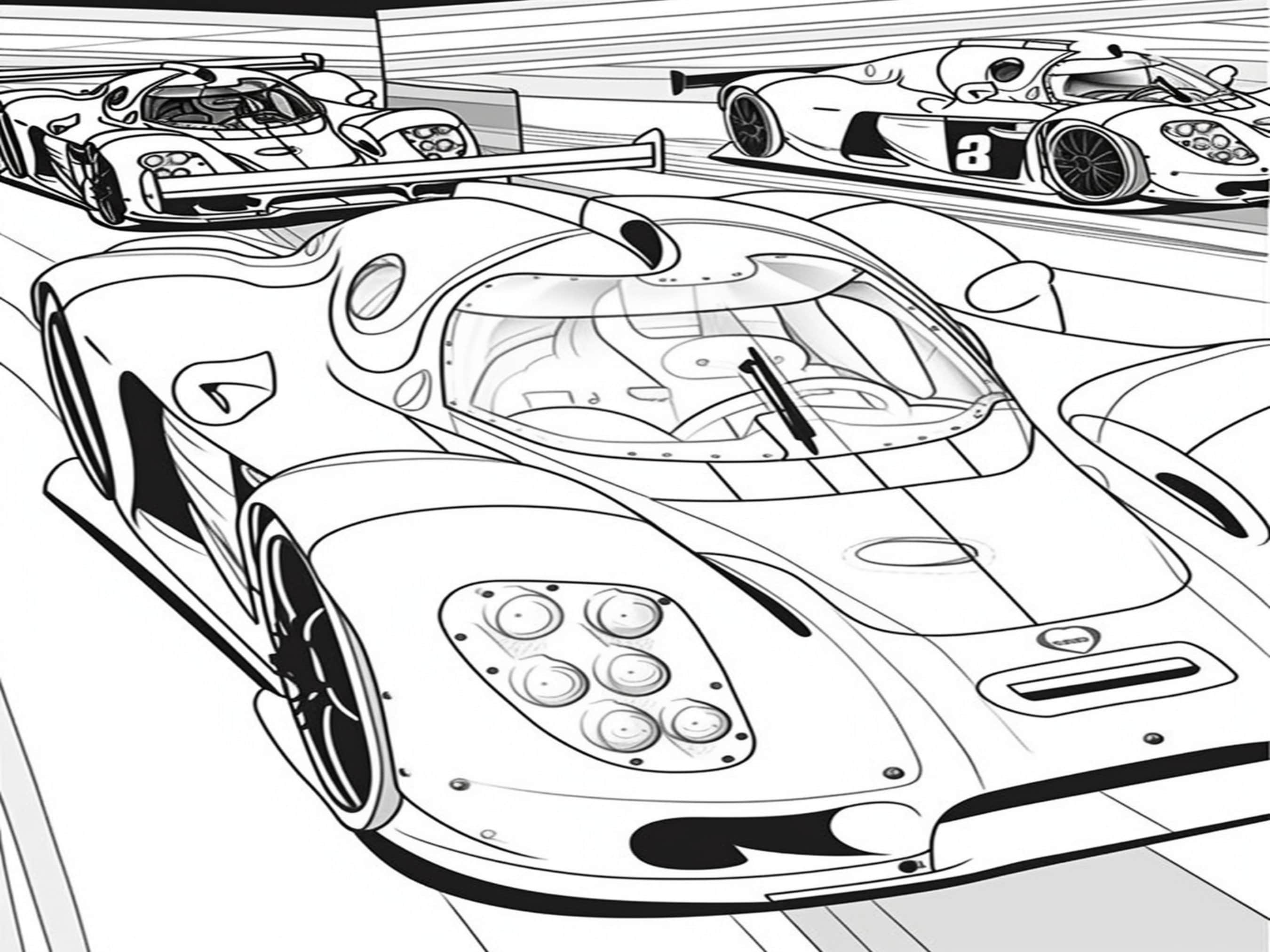 Speed Racer coloring page (033) @