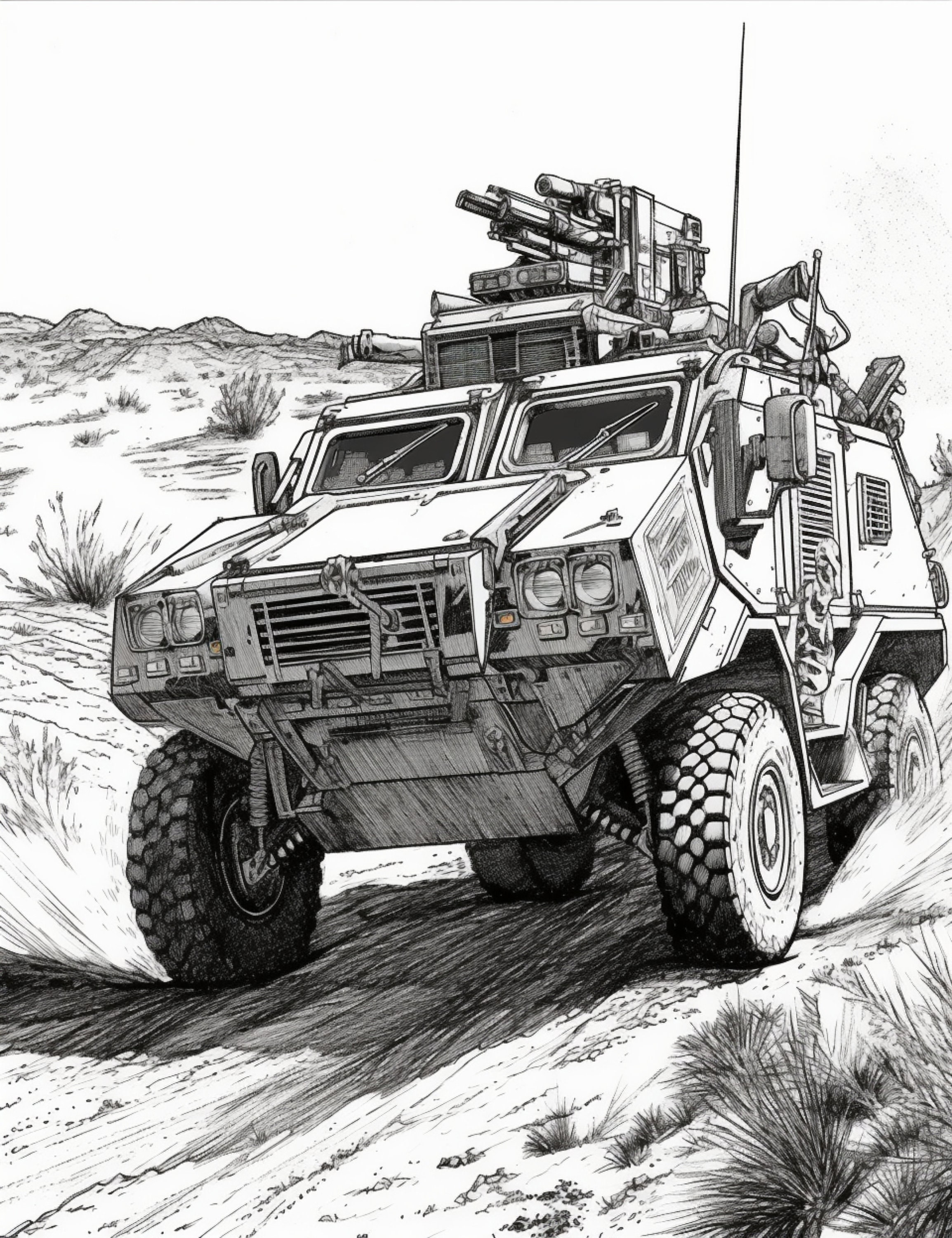 Military Vehicle Coloring Pages Military Vehicles Army Assault Vehicles