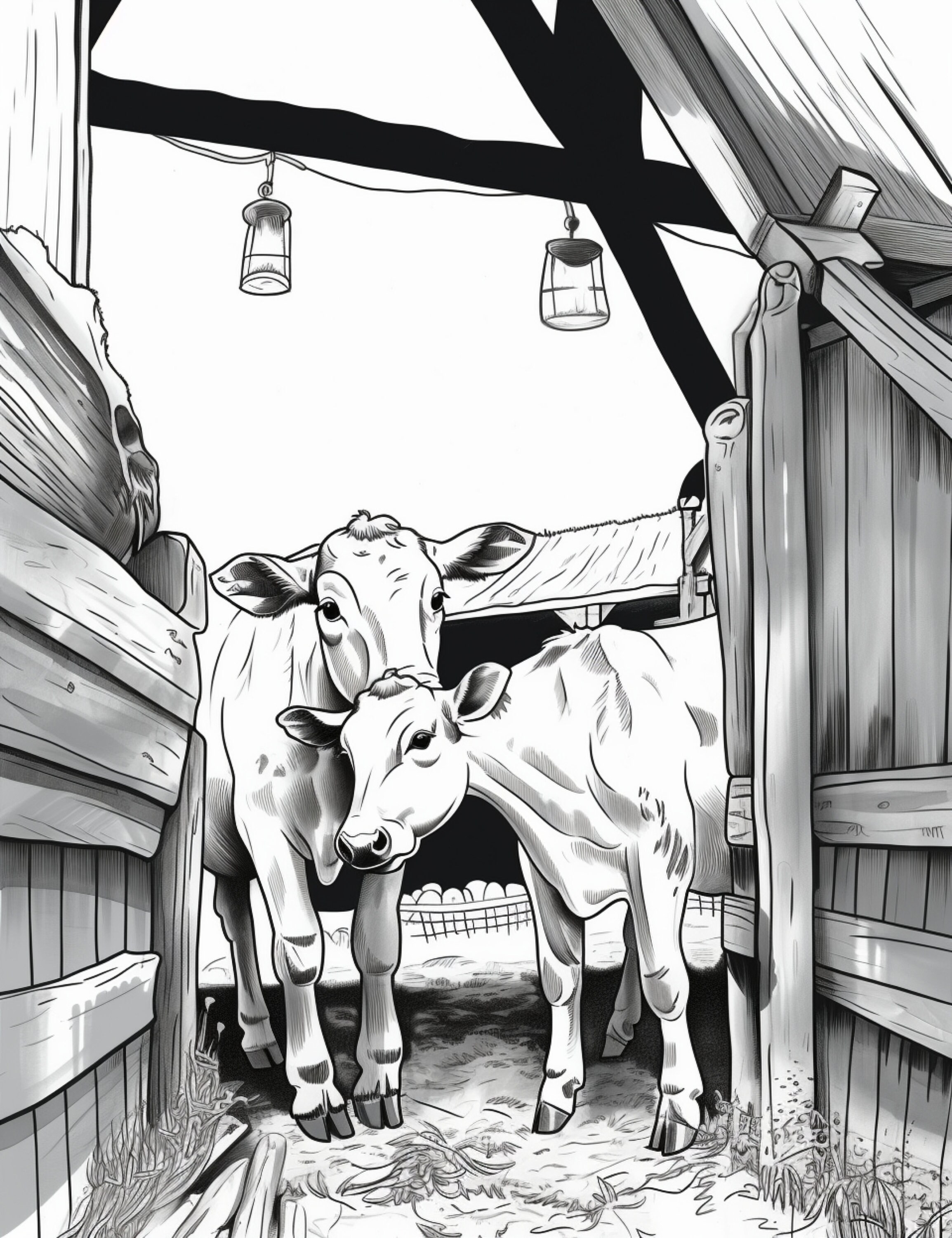 Baby Farm Animals Farm Animal Coloring Cute Farm Animals Coloring Pages ...