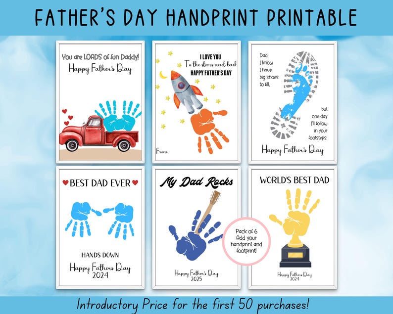Father's Day Printable, Fathers Day Art Bundle, Fathers Day Gift ...