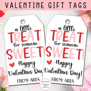Etiquettes pour cadeaux Saint-Valentin, étiquettes imprimables modifiables de la Saint-Valentin pour enfants, étiquettes pour cadeaux Saint-Valentin pour salle de classe, Saint-Valentin imprimable, étiquette-cadeau pour colocataire