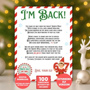 EDITABLE 6 7 Elf Arrival Letter, Returning Elf Arrival Letter, Elf Welcome Letter, Six Seven Christmas Elf Letter, 6 7 Meme Elf Printables