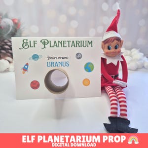 Elf Planetarium, Elf Prop Idea, Elf Game, Printable Elf Kit, Printable Elf Prop, Elf Printable, Cute Elf Idea, Elf Mischief, Elf Accessories