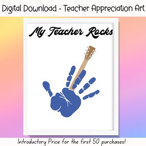 Teacher Appreciation Handprint Art, Teacher Appreciation Gift, Staff ...