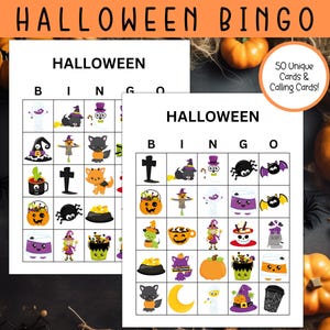 Bingo de Halloween, Jogo de Festa de Halloween, Jogo de Bingo para Festa de Halloween, Bingo de Halloween para Imprimir, Atividade Infantil de Halloween, Halloween de Trabalho