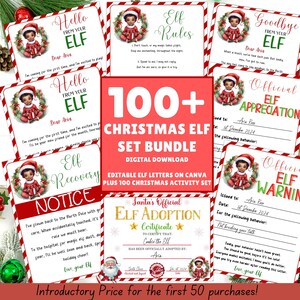 BEWERKBARE zwarte elfenbrieven, welkomstbrief elf, afscheidsbrief elf, elfregels, elfwaarschuwing, elfadoptie, afdrukbare elf, elfaccessoires