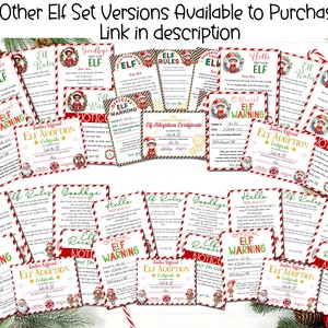 EDITABLE Elf Letter, Elf Welcome Letter, Elf Goodbye Letter, Elf Rules ...