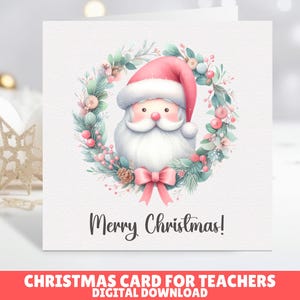 Cartão de Natal para imprimir, Cartão de Feliz Natal, Cartões de Natal para imprimir, Cartão de Natal digital, Cartão de Natal para imprimir para professores