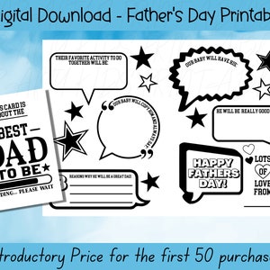 Father's Day Printable All About My Dad Book Fathers Day - Etsy