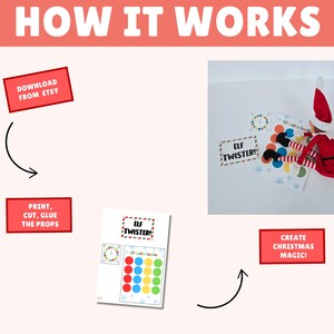 Elf Twister Prop, Elf Prop Idea, Printable Elf Kit, Printable Elf Prop ...