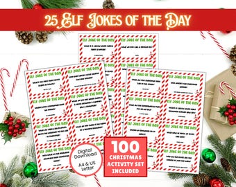 Elf Joke of the Day, Christmas Elf Jokes, Elf Arrival, Elf Props, Elf Notes, Elf Kit, Elf Letter, Elf Printable, Elf Accessories, Elf Letter