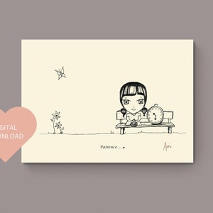 Printable Wall Art Poster Patience