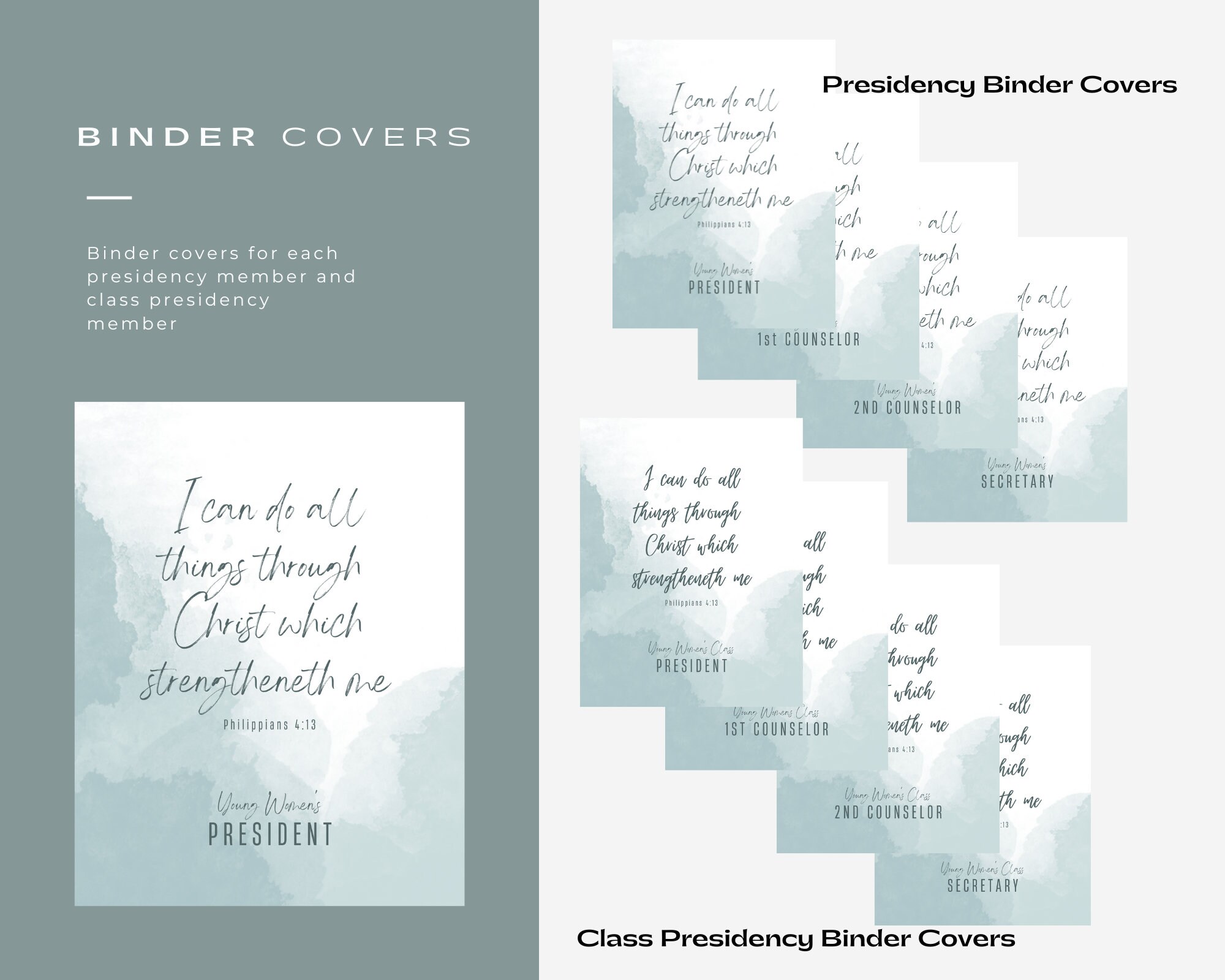 2023 LDS Young Women Presidency Planner Etsy