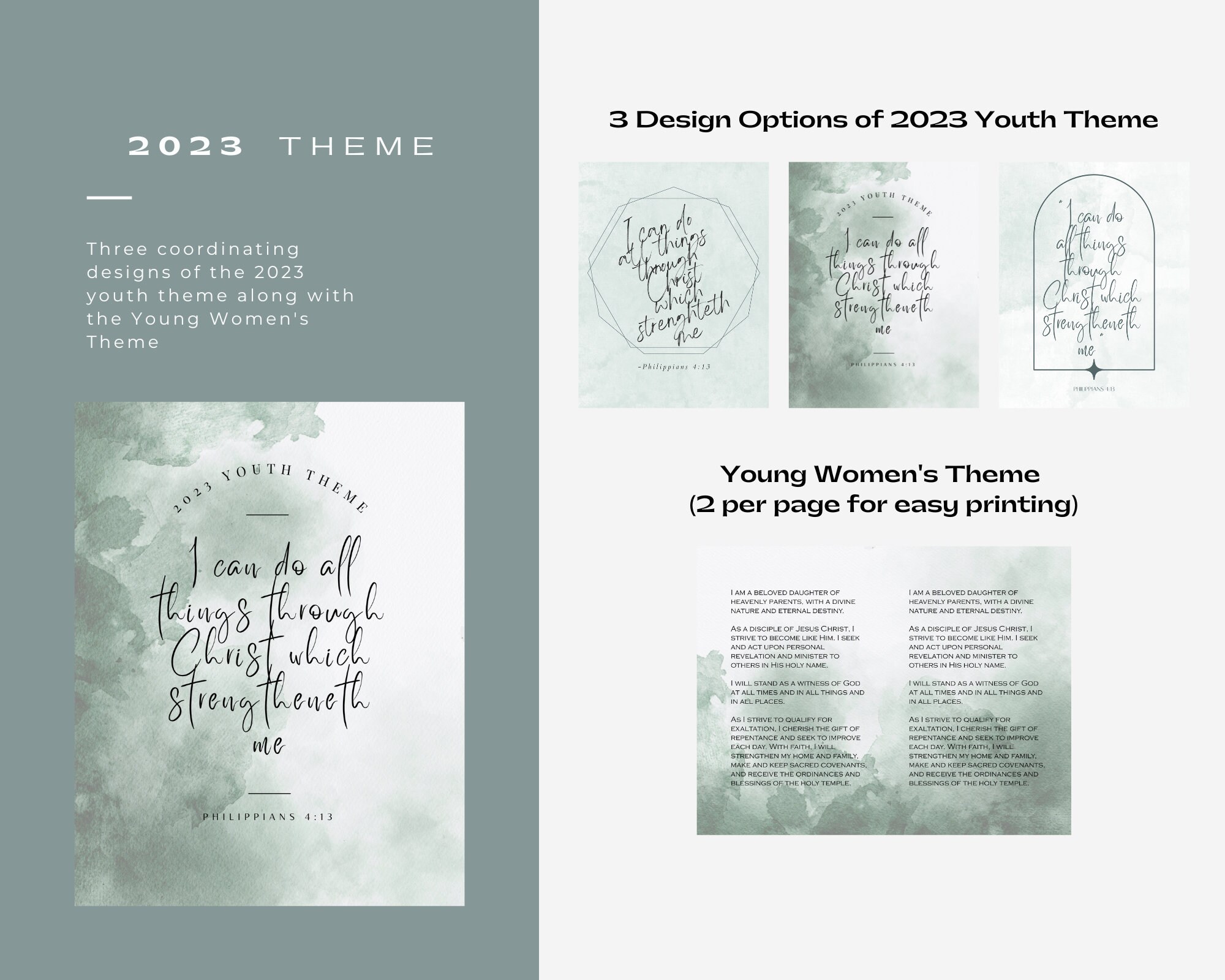 2023 LDS Young Women Presidency Planner Etsy