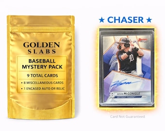 MLB Baseball Hot Pack:1 Guaranteed Autograph or Relic Encased Card+ 8 Miscellaneous Cards! Kevin McGonigle Bowmans Best Auto Chaser