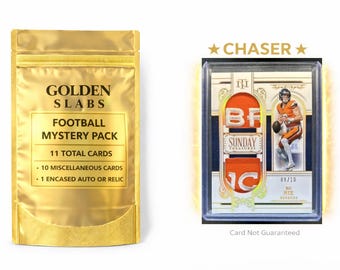 Bo Nix Sunday Treasures Team Logo Patch /10 Chaser! NFL Football Hot Pack: 1 Guaranteed Auto or Relic Encased Card+ 10 Miscellaneous Cards!